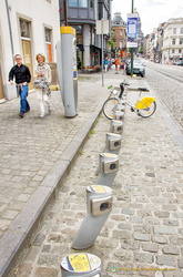 Villo is the Brussels version of the French Velib
